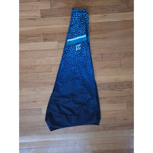 Peloton WITH blue print sports bra and leggings SET Blue 2X A001267 - Picture 11 of 13